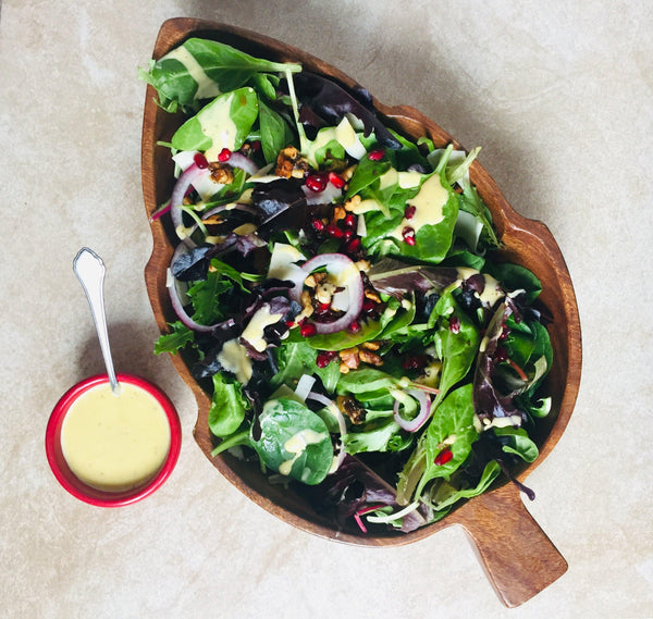 Greek Islands Style Mixed Greens Salad