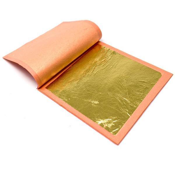 24K Gold Leaf Sheets Flakes Genuine Edible Glitter Gold Powder for Food  Drink Dessert Cake Decoration