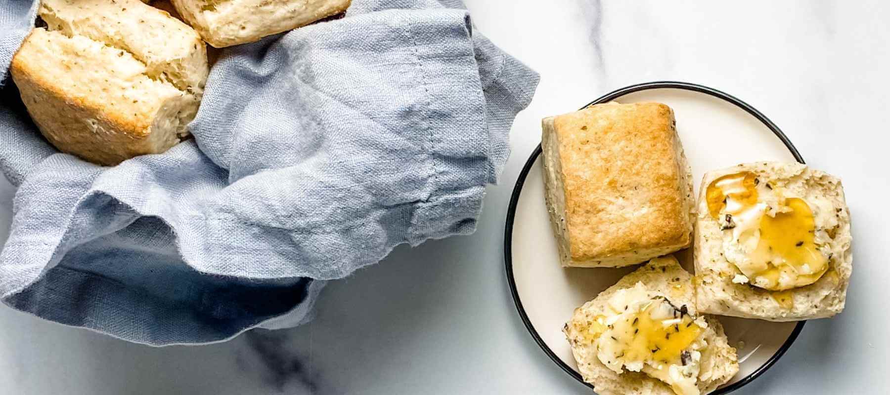 Black Truffle Infused Homemade Biscuits