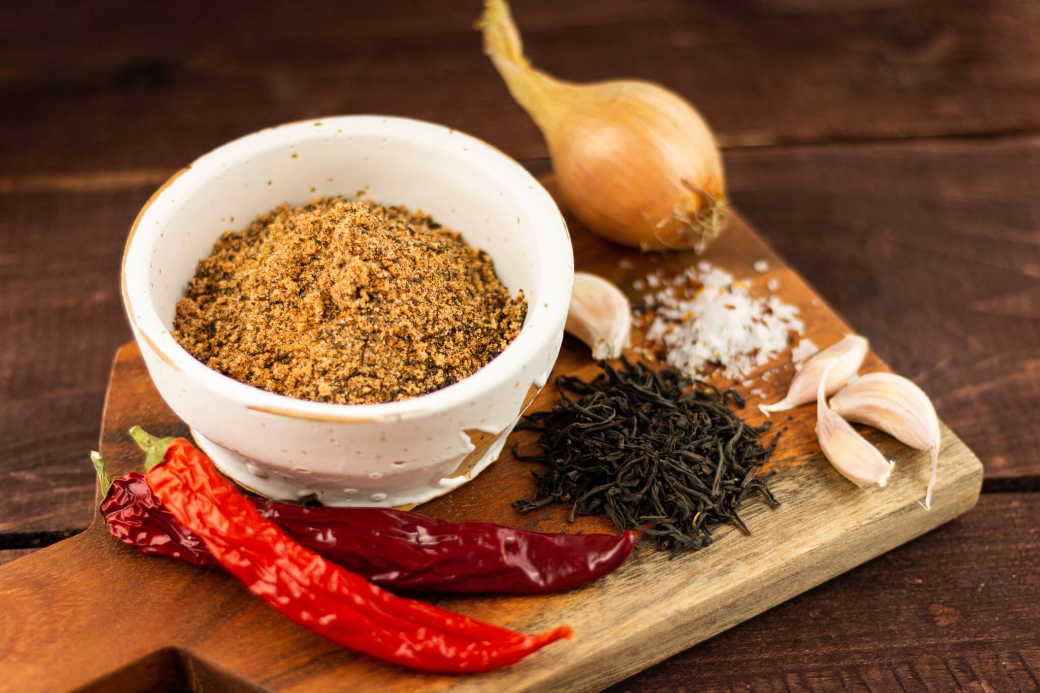 Ceylon tea dry rub