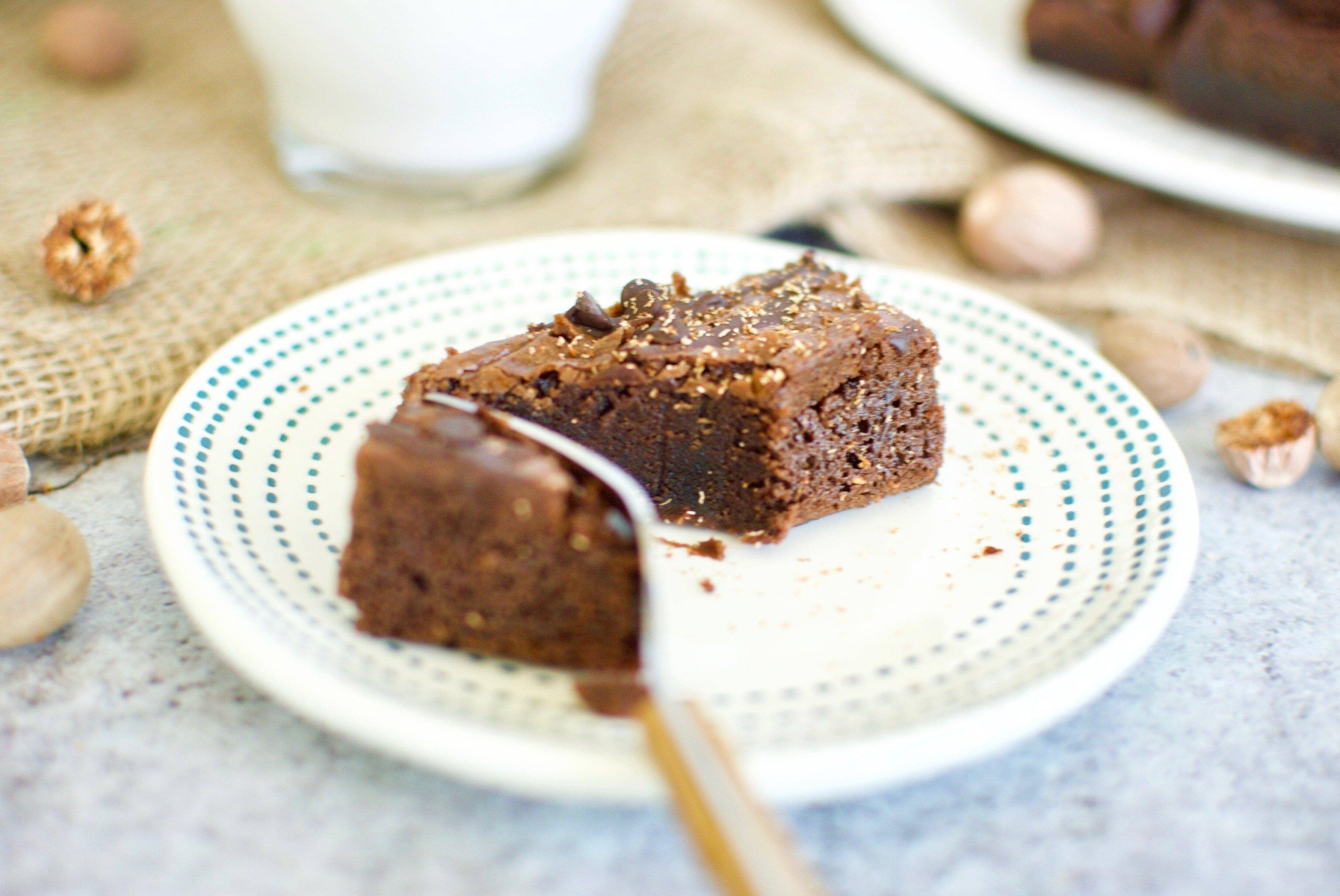 Fudgy Gluten Free Nutmeg Spiced Brownies