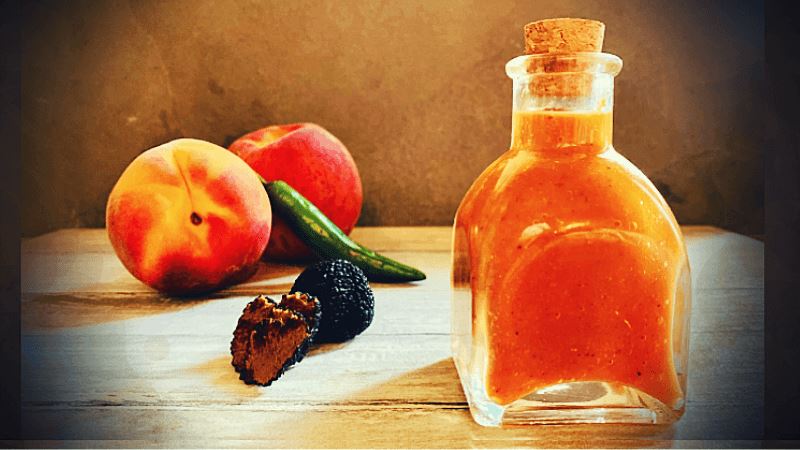 Homemade Black Truffle Hot Sauce