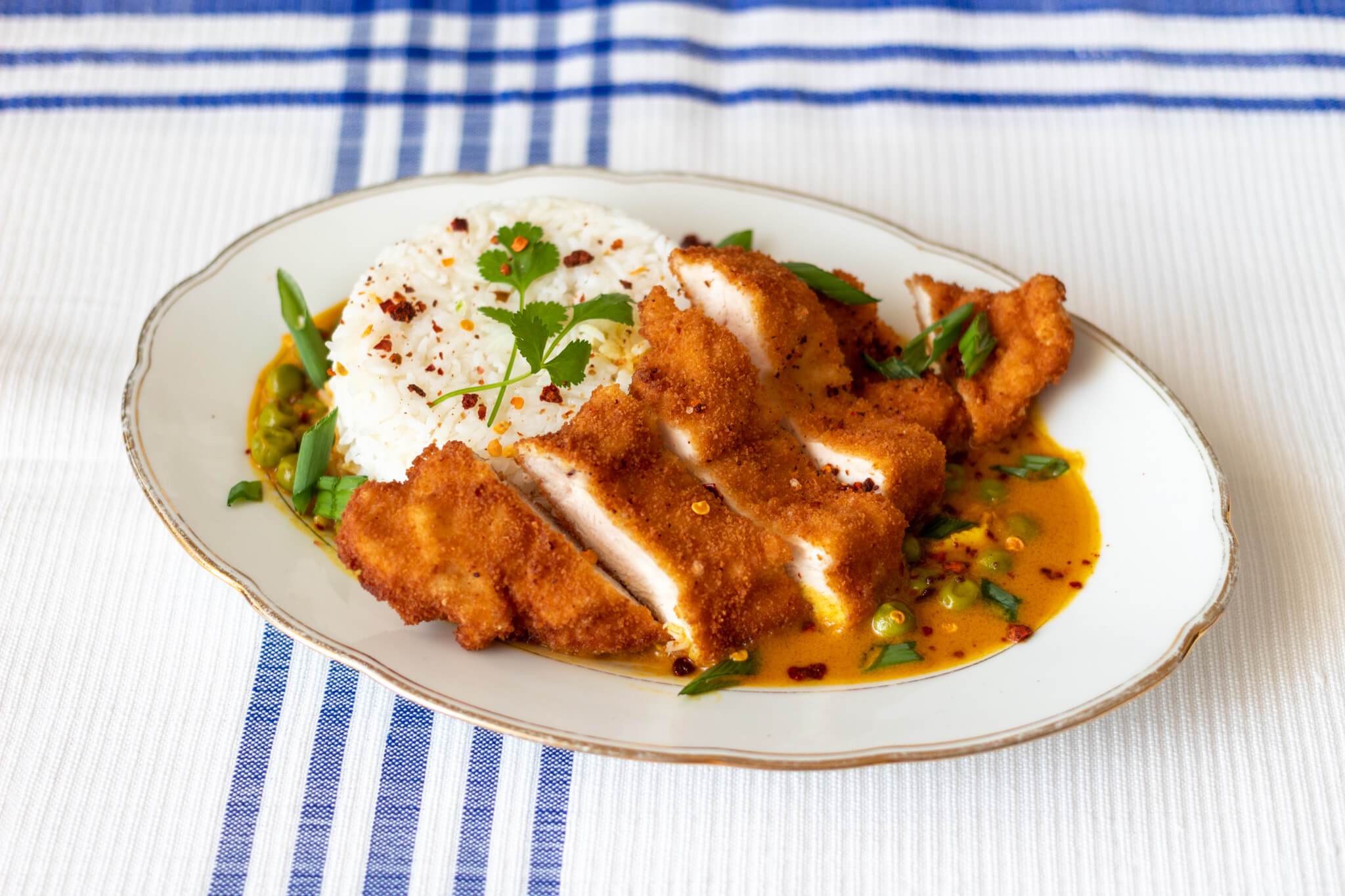 Japanese Katsu Curry with Fried Chicken