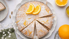 Orange Cardamom Olive Oil Cake