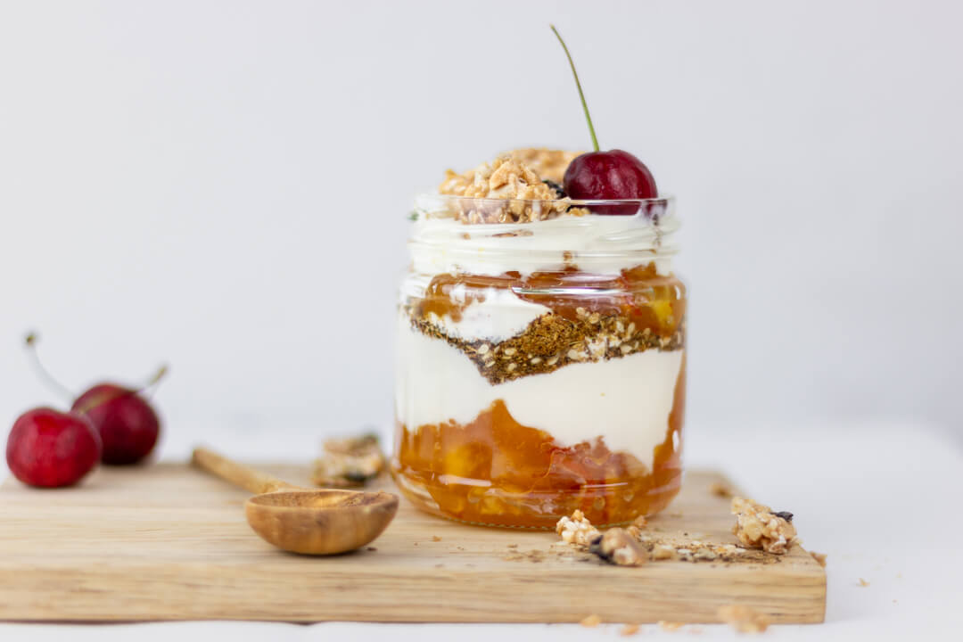 Orange Yogurt Parfaits with homemade Za’atar