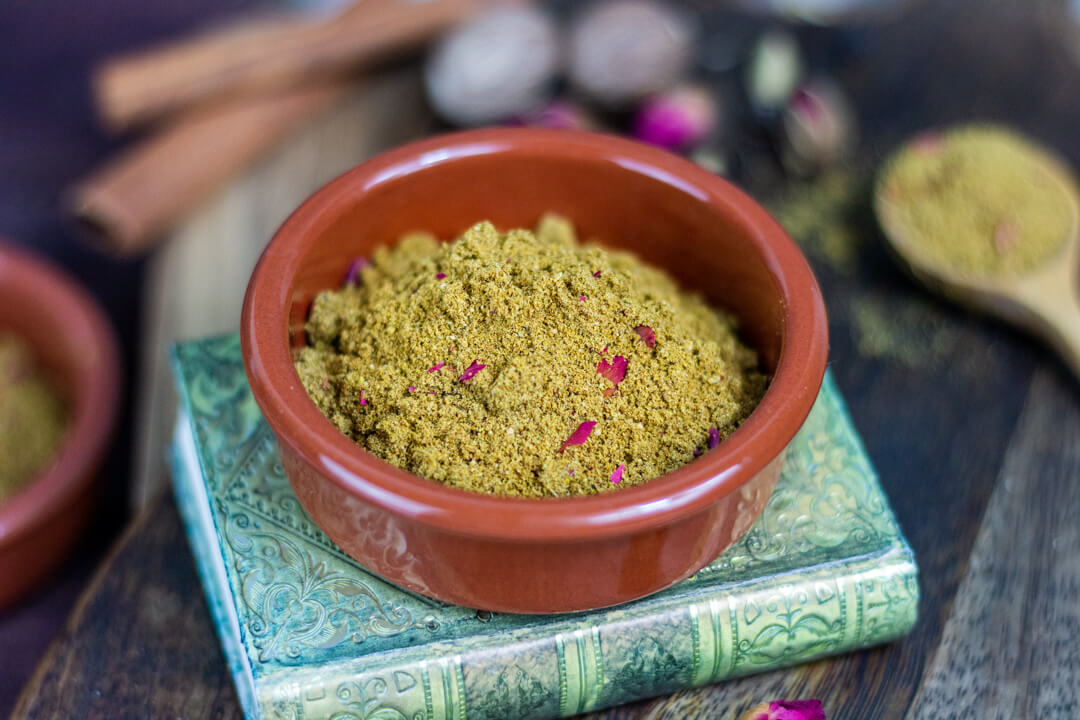 Rose petal Ras el hanout spice mix