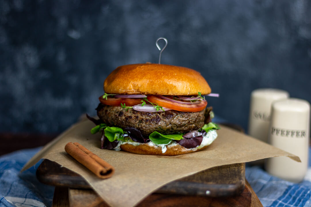 Spiced Lamb Burgers