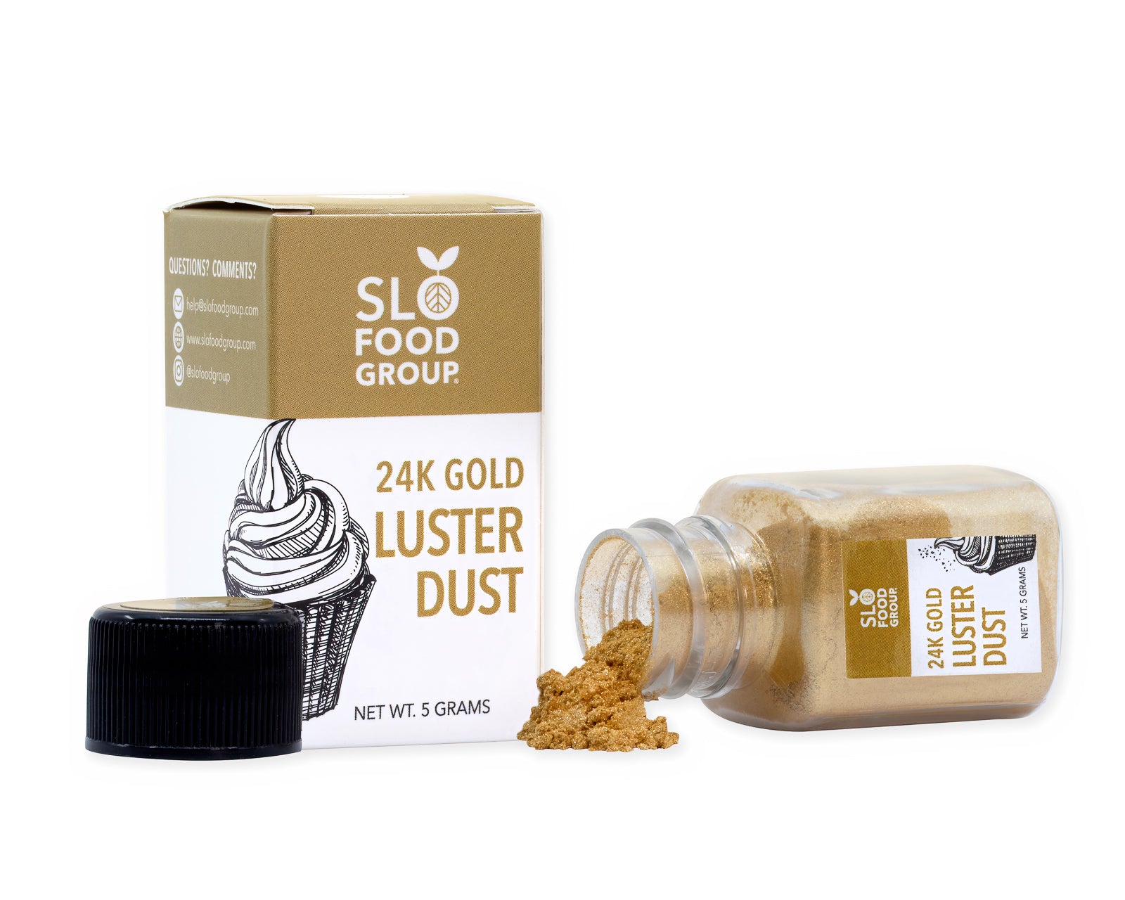 Gold Shimmer Powder - 24 Karat Gold Dust