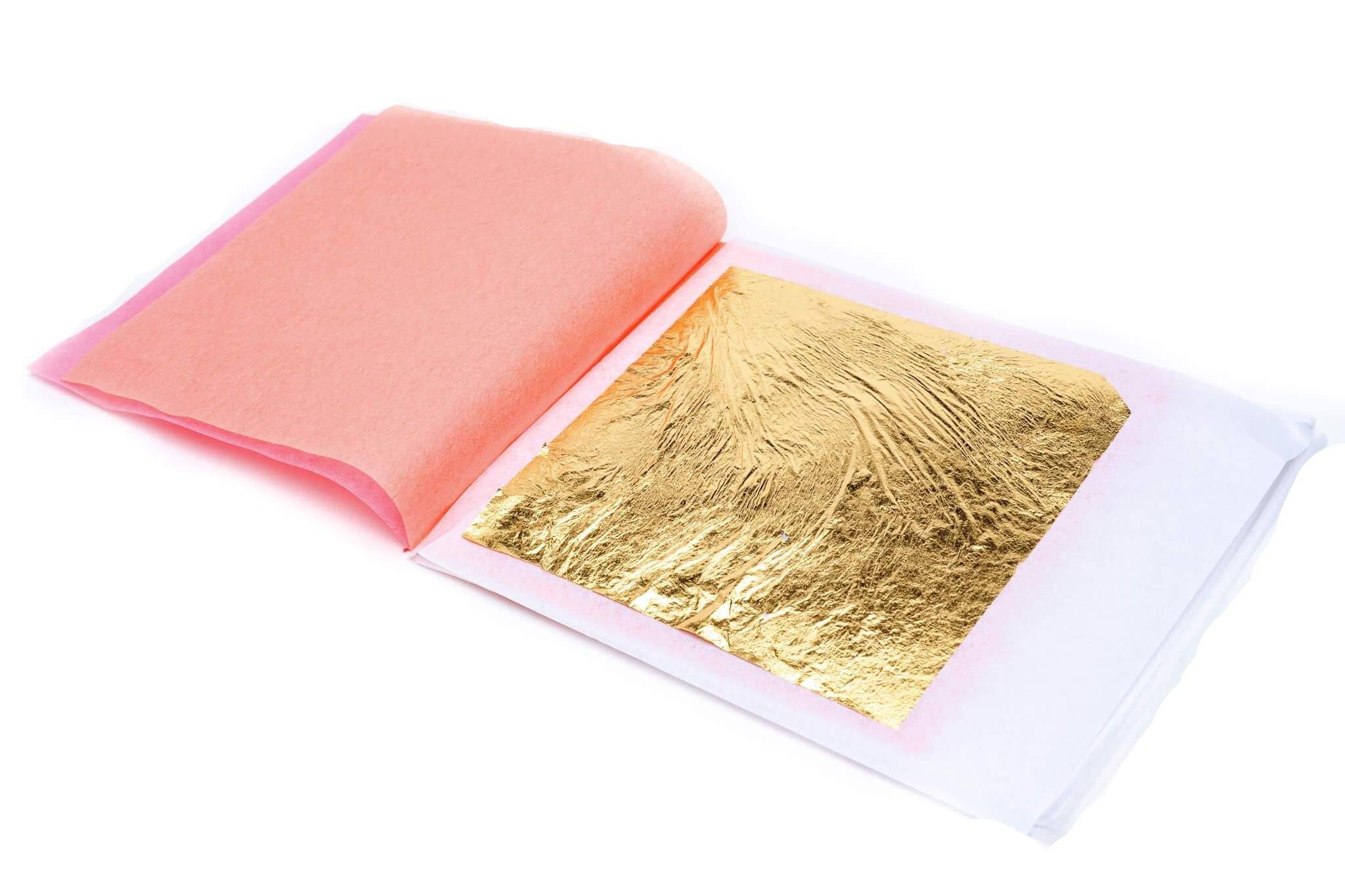 Slofoodgroup 24K Edible Gold Leaf - Cooking and Cake Decoration - 10 Loose  Sheets 