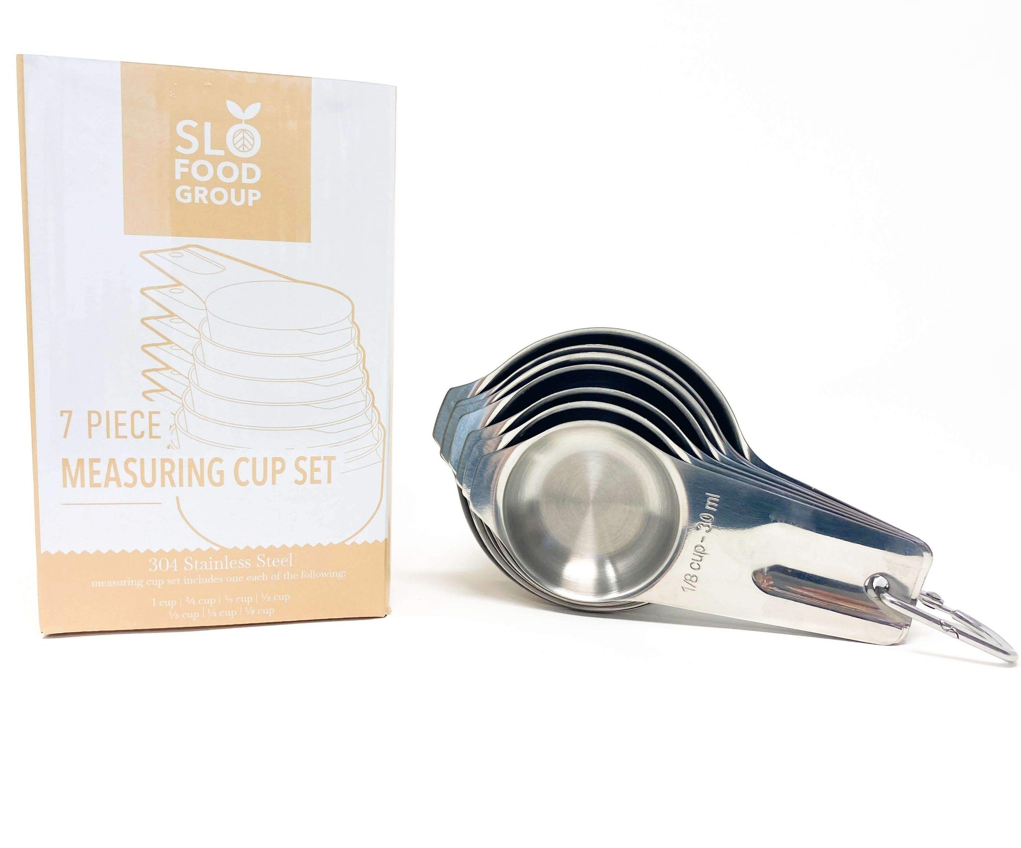 7 Pieces Stainless Steel Measuring Cup Set – Chef Pomodoro
